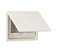 Wall-Mounted Decorative Panel for Electric Meter Box or Weak Current Distribution Box, Wood Plastic Board Cover with Flip Top, 45 x 35 cm for Home or Office Electrical Fixtures(A)