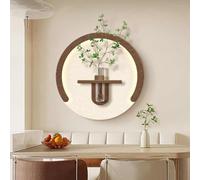 Wall-Mounted Decorative Vases with Warm LED for Hydroponic Plants - Ideal Home Office and Living Room Decor