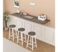Wall Mounted Desk Foldable Floating Workbench Small Breakfast Bar Table for Laptop Study & Dining Space Saving Solution for Balcony Bedroom Bathroom & Kitchen 80x40CM