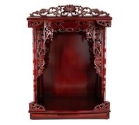 Wall Mounted/Desktop Wood Buddhist Altar, Household Shrine Meditation Table