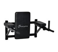Wall Mounted Dip Station Rack-Black