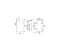 Wall Mounted Distributor 2x230v IP67 40202005 29634 X-51479-00137