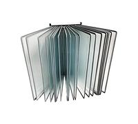 Wall-Mounted Document Display Rack - 20-Pocket Reference Organizer for A4/Letter Paper, Holds 40 Sheets, Office & Clinic Use