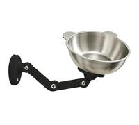 Wall Mounted Dog Bowl, Stainless Steel, Magnetic, Adjustable, Raised Feeding Bowls, Cat Feeding Station , Multi Pet Food Water Bowl Holder, Indoor and Outdoor, Home, Home, Travel, Daily