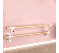 Wall-mounted Double ballet bar Height Adjustable Fitness Dance Bar