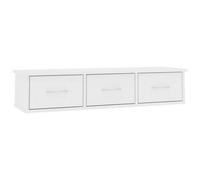 Wall Mounted Drawer Cabinet Floating Shelf Living Room Hallway Storage Drawers