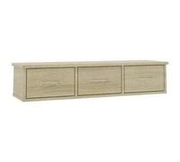 Wall Mounted Drawer Cabinet Floating Shelf Living Room Hallway Storage Drawers