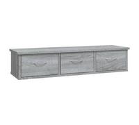 Wall Mounted Drawer Cabinet Floating Shelf Living Room Hallway Storage Drawers