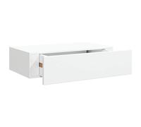 Vidaxl Wall-mounted Drawer Shelf Concrete Grey 40X23.5X10Cm Mdf