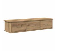 Wall-mounted Drawer Shelf Wall Rack Storage Cabinet Engineered Wood vidaXL