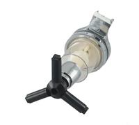 Wall Mounted Drink Dispenser 25ml Precise Dosing Bar Beverage Pump Head 30ml ABS Silicone Material Cocktail Juice Dispenser 45ml for Home Bar Use Automatic Pouring Machine 25ml Black Transparent(45ML)