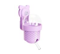 Wall Mounted Drinking Trough - Silicone 100G Automatic Liquid Container No Drip Nozzle | Animal Habitat Drinking Fountain Golden Bear Care Mouse Vertical Hold
