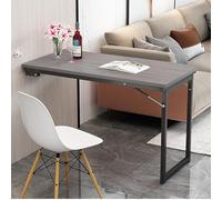Wall-Mounted Drop-Leaf Kitchen Table - Space-Saving 90x50cm Folding Desk Multi-Functional Collapsible Laptop & Dining Table Compact Wall Table for Small Spaces
