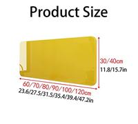 Wall-Mounted Drop Leaf Table - Folding Dining & Computer Workbench for Home Office Kitchen Bedroom - Space-Saving Floating Design in Blue 120x40 cm