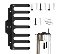 Wall Mounted Dumbbell Bar Rack with 7 Hooks - Space Saving Dumbbell Rack - for Bar, Kettlebell, Dumbbell, Gym, Home, Garage, Bodybuilding