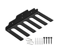 Wall Mounted Dumbbell Rack, Wall Mounted Dumbbell Rack | With 6 Hooks for Resistance Bands for Training Dumbbells, Space Saving Rust Coated Rack to Hold Under a