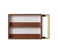 Wall-Mounted Electl Panel Cover Hidden Fuse Box Cover with Sliding Guide Detive tur (Left Sliding 50x40cm) - Enhance Safe & Aesthetics