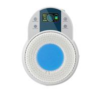 Wall-Mounted Electric Back Scrubber with EU Plug - 3 Gear, 3 Modes, 130mm Brush Head, Hands-Free, Waterproof Shower Brush