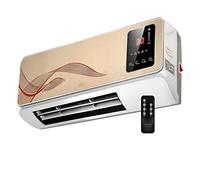 Wall-Mounted Electric Heaters Ceramic PTC Over Door Fan Remote Contro Heater Portable Air Conditioner Heating Fan Electric Downflow Fan Heater for Home Office
