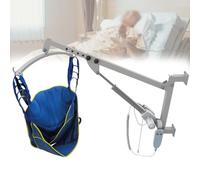 Wall Mounted Electric Patient Lift with Remote Control, 330lbs Capacity Home Hoist Transfer Machine with Sling for Elderly and Disabled People