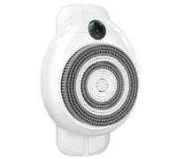 Wall Mounted Electric Shower Back Scrubber with 2 Replaceable Heads, Smart Wall Mounted Exfoliating Brush 3-Speed Speed Adjustable Up and Down, for Exfoliation and Shower Deep Clean,A
