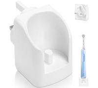 Wall Mounted Electric Toothbrush Charger Base for Oral-B Model 3757 White