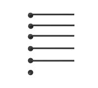 Wall-Mounted Electric Towel Warmer Rack - 304 Stainless Steel Smart Thermostatic Heating, 3 Bars, Gray - Ideal for Bathroom Hot Towel Drying & Luxury Spa Experience
