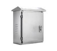 Wall-Mounted Electrical Junction Box, Outdoor 304 Stainless Steel Electrical Enclosure, Ideal for Power Distribution, Industrial Controls, Communications Systems(60x40x20cm)
