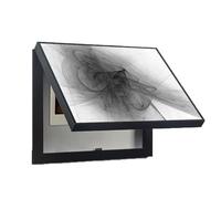 Wall-Mounted Electrical Panel Cover Decorative Abstract Minimalist Art Box Painting Hidden Meter Box Decor 5.5x60cm/17.7x13.8inch Modern Design