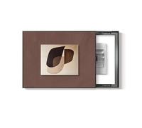 Wall Mounted Electrical Panel Cover - Decorative Art to Conceal Electric Meter Box - Framed Home Living Room Decor
