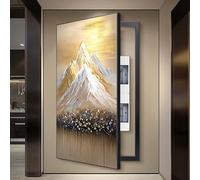 Wall Mounted Electrical Panel Cover, Decorative Electric Meter Box for Living Room and Office, Fuse Box Cover, 55in x 27.6in