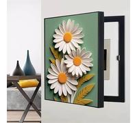 Wall Mounted Electrical Panel Cover, Decorative Fuse Box Cabinet for Electric Meter Box, Dustproof Waterproof Solution for Home and Office