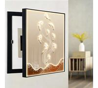 Wall Mounted Electrical Panel Cover-Fuse Box Cabinet Decorative Painting To Hide Electric Meter Meter Box Decorative Painting For Restaurant Living Room Offices Wall(Right,45cm*55cm(17.7 * 21.6IN))