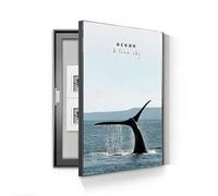 Wall Mounted Electrical Panel Cover Meter Box Decorative Painting Hidden Circuit Breaker Panel Modern Fuse Box Cover Cabinet With Ps Frame For Home Living Room Office(E-R,40cm*60cm(15.8 * 23.6in))