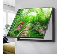 Wall Mounted Electrical Panel Cover - Modern Decorative Painting for Circuit Breaker and Fuse Box, 60 x 40cm with Frame