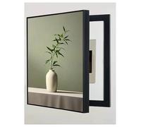 Wall Mounted Electrical Panel Cover Modern Meter Box Decorative Painting Hidden Circuit Breaker Panel Fuse Box Cover Cabinet with Ps Frame(J,50x70cm)