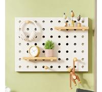 Wall Mounted Electrical Panel Cover with Pegboard Organizer, Versatile Storage Solution for Home and Office, Efficient Space Saver for Various Interior Styles
