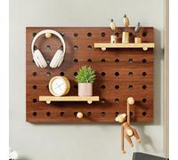 Wall Mounted Electrical Panel Cover with Pegboard Organizer, Versatile Storage Solution for Home and Office, Efficient Space Saver for Various Interior Styles