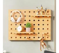 Wall Mounted Electrical Panel Cover with Pegboard Organizer, Versatile Storage Solution for Home and Office, Efficient Space Saver for Various Interior Styles