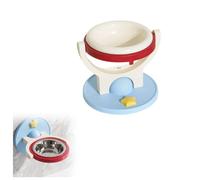 Wall-mounted Elevated Dog Cats Bowl, Neck Protector, with Height Adjustable for Eating, Removable Stainless Steel Raised Cats Dishes for Neck Comfort, Stainless Steel/Cecamics/Plastics