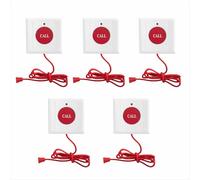 Wall-Mounted Emergency Call Button with Pull Cord - Elderly SOS Alert System for Home Care, Patient Minitering, Nurse Call Button for Disabled & Bedridden (1)