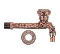 Wall Mounted European Style Zinc Alloy Vintage Kitchen Faucet