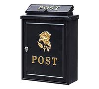 Wall-Mounted European Villa - Cast Aluminum Garden Report Box with Rainproof and Waterproof Design,for Outdoor Post Needs