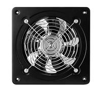 Wall Mounted Exhaust Fan, Low Noise Extractor Ventilator Fan, Axial Exhaust Blower Flow Exhaust Attic Ventilation for Home Kitchen Bathroom Garage Warehouse Industrial Restaurant (12 inch Black)