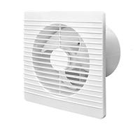 Wall Mounted Exhaust Fan Vents Silent A Bathroom Extractor Fan, Run On Timer, Energy Saving and Quiet/10Inches-8 Inches