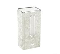 Wall Mounted Face Cloth Box Japanese Style Transparent(Upgrade Drawer)