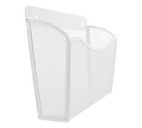 Wall Mounted File Organizer White Iron Hanging Rack for Classroom Storage