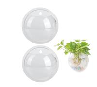 Wall Mounted Fish Bowl 2Pcs 15cm 5.9 in Acrylic Wall Mounted Fish Tank Hanging Bubble Vase for Plant Propagation Aquarium Decoration