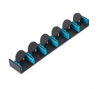 Wall Mounted Fishing Rod Storage Holder for Up to 6 Rods Efficient Space Saving Solution for Any Location (Blue)