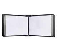 Wall Mounted Flip Book Display - A3 File Folder with 20 Pockets for Organizing and Displaying Posters and Documents